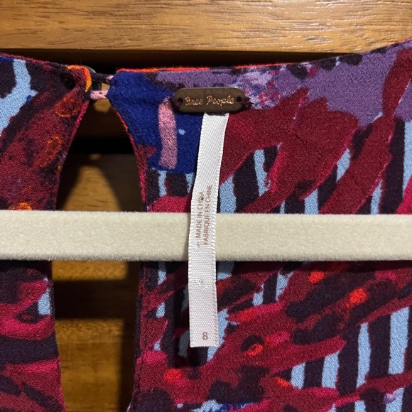 Free People Audrey Long Sleeve V-Neck Romper.  Size 8. - Picture 5 of 9